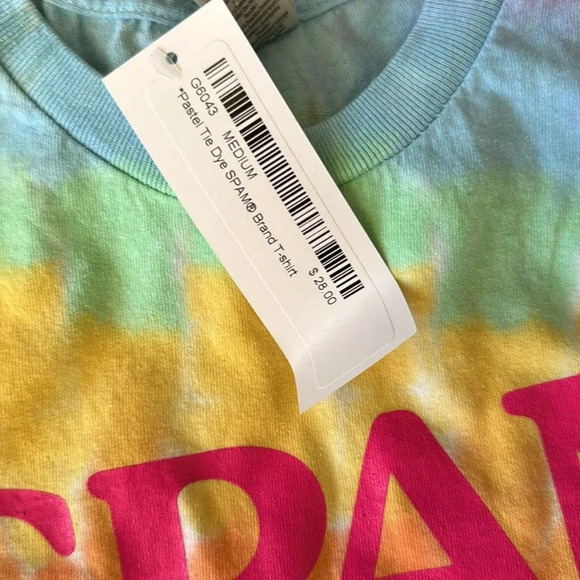 Spam pastel tie dye t shirt size medium NWT from Spam Museum in Austin MN - Picture 3 of 7